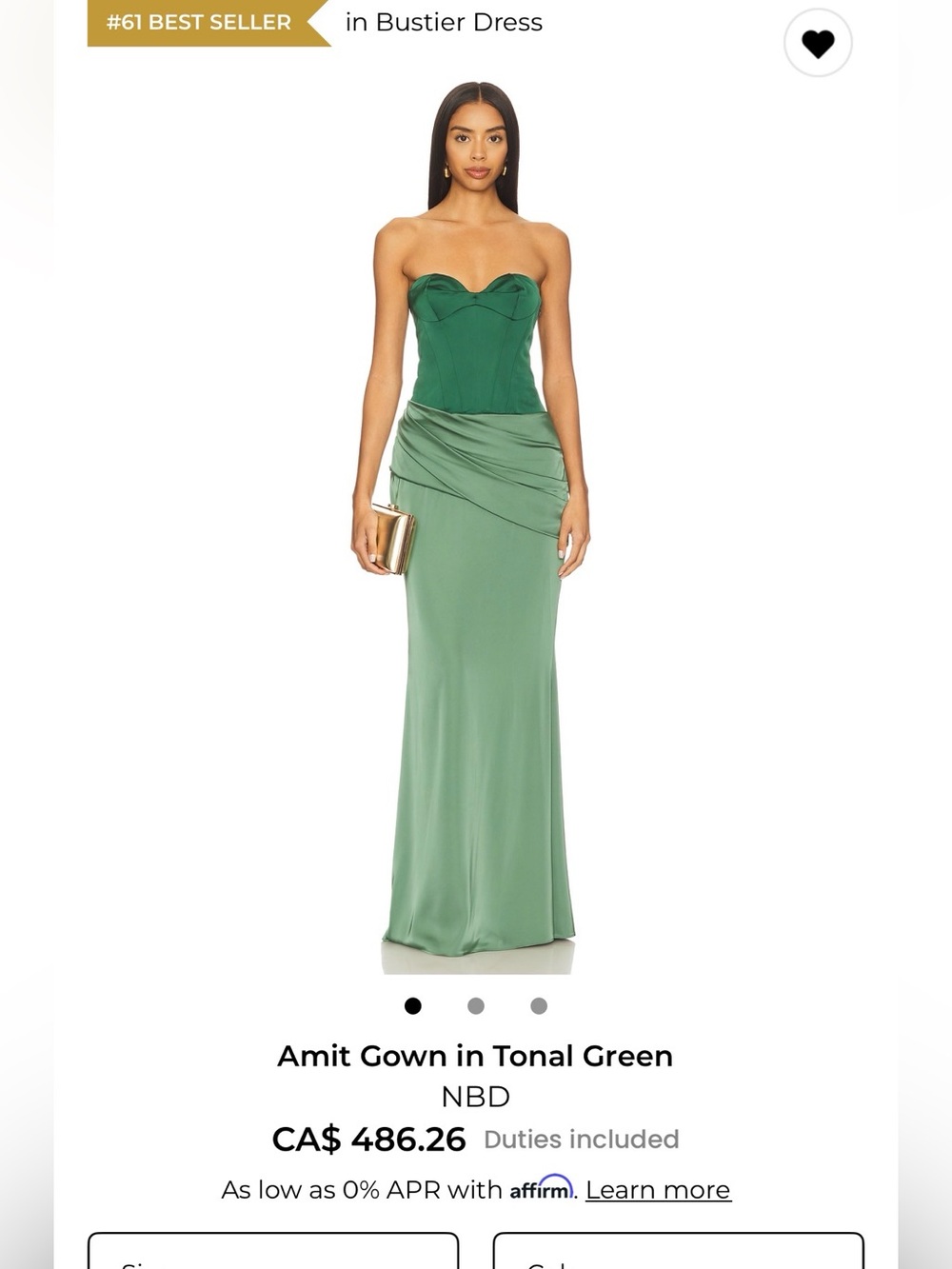 REVOLVE/ NBD Amit Gown
